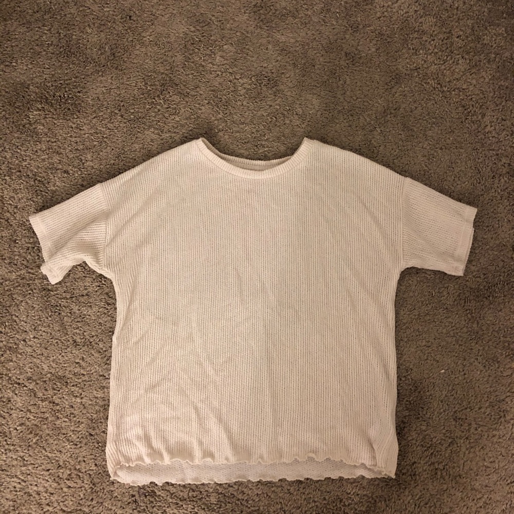 American Eagle Lettuce-Edge Shirt
